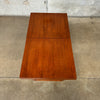 Vintage Sliding Top Oak Coffee Table