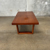 Vintage Sliding Top Oak Coffee Table