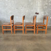 Vintage Set of Four Teak Dining Chairs By Benny Linden