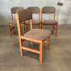 Vintage Set of Four Teak Dining Chairs By Benny Linden