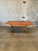 Mid Century Danish Teak Dining Table by Dyrlund