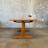 Mid Century Danish Teak Dining Table by Dyrlund