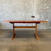 Mid Century Danish Teak Dining Table by Dyrlund