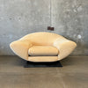 Vintage Natural Suede Lounge Chair