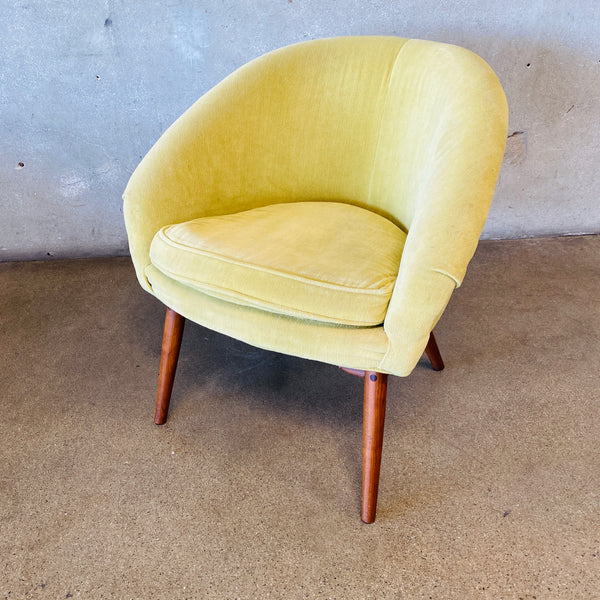 1960s Thayer Coggin Mid Century Green Lounge Chair