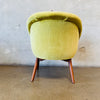 1960s Thayer Coggin Mid Century Green Lounge Chair