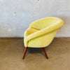 1960s Thayer Coggin Mid Century Green Lounge Chair