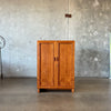 Vintage Teak "Magic Box" Desk With Key