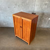 Vintage Teak "Magic Box" Desk With Key