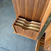 Vintage Teak "Magic Box" Desk With Key