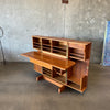 Vintage Teak "Magic Box" Desk With Key