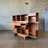 Vintage Teak "Magic Box" Desk With Key