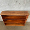 Vintage Solid Walnut Bookcase