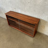 Vintage Solid Walnut Display Case