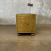 Vintage 1970's Brass Clad Chest Of Drawers By Sarreid Spain