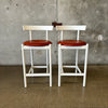 Pair Of Herman Miller "Comma" Bar Stools