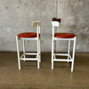 Pair Of Herman Miller "Comma" Bar Stools