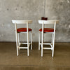 Pair Of Herman Miller "Comma" Bar Stools