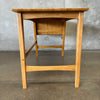 Mid Century modern Rubberwood Desk