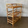 Vintage Rattan Shelving