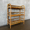 Vintage Rattan Shelving