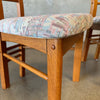 Set of Four Teak High Back Dining Chairs