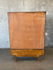 Mid Century John Keal Wall Unit / Vitrine With Drawer For Brown Saltman