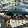 Large 1990s Artisan Industrial Chain Link Iron Dining Table