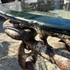 Large 1990s Artisan Industrial Chain Link Iron Dining Table