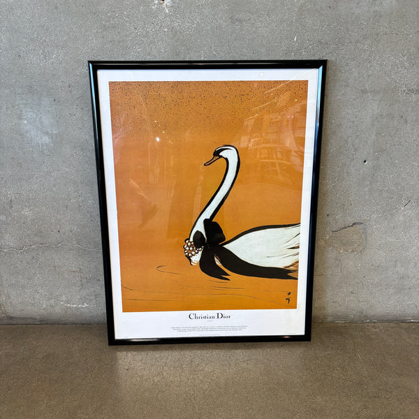 Rare 1984 Christian Dior Poster By Rene Gruau - Pending