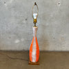 Mid Century Orange Lamp