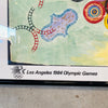 Vintage Olympic Games Poster Signed by Lynda Benglis, 1984