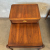 Pair of Mid Century Modern Bassett Solid Wood Side Table