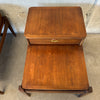 Pair of Mid Century Modern Bassett Solid Wood Side Table