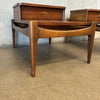 Pair of Mid Century Modern Bassett Solid Wood Side Table