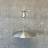 Vintage Mid Century Modern Adjustable Flying Saucer Lamp