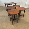 Mid Century Modern Paul Hundevad Danish Teak Nesting Set