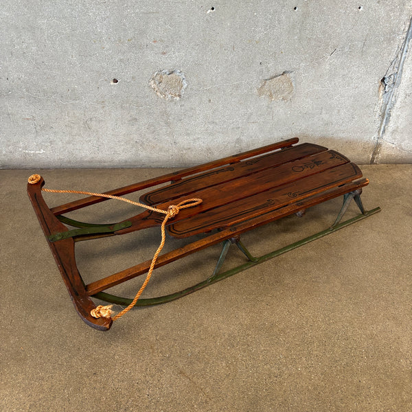 Vintage Wood Sled