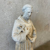 Vintage Cement Saint Statue