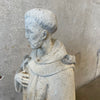 Vintage Cement Saint Statue