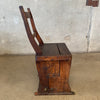 19th Century Antique Arts & Crafts Library Step Ladder / Metamorphic Chair