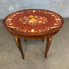 Antique Italian Musical Box Tea Table Marquetry