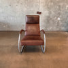 Vintage Leather Lounge Chair By Gerard Van Den Berg Fu Label