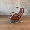 Vintage Leather Lounge Chair By Gerard Van Den Berg Fu Label