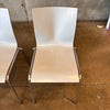 Set of Four "Chairik" Stacking Danish Chairs By Erik Magnussen