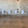 Set of Four "Chairik" Stacking Danish Chairs By Erik Magnussen