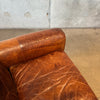 Vintage Leather Mustache Club Chair