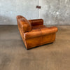 Vintage Leather Mustache Club Chair