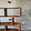 Modernist Curved Wood Bookcase