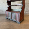 Vintage Hand Painted Hutch / Cabinet